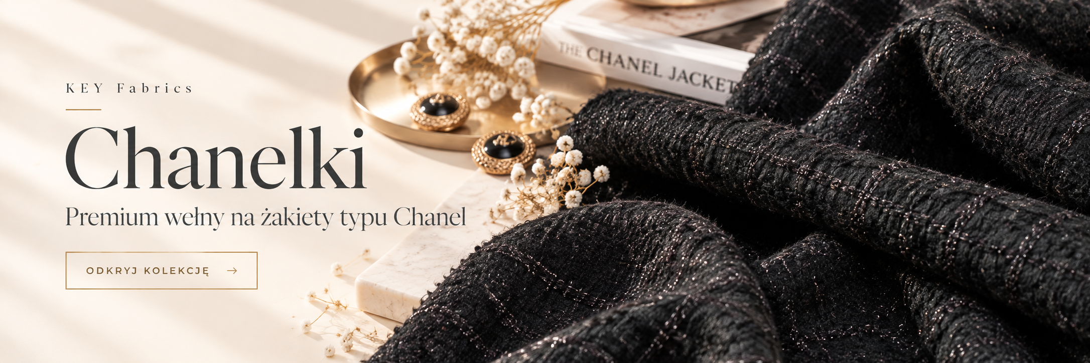 Chanelki - Włoskie tkanini Sklep KEY Fabrics