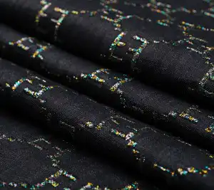 Dżins bawełniany Fendi z haften kolorowe logo