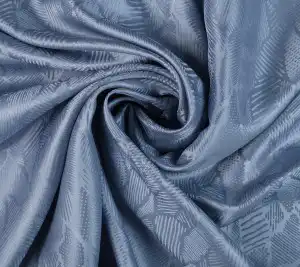 Jedwab żakardowy - niebieski 