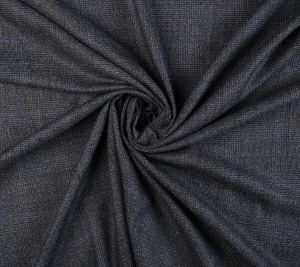 Wełna kostiumowa krata sygnowana Loro Piana Resztka 47 cm x 155 cm