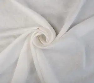 Len tkanina w białym kolorze  