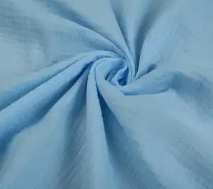 Włoski muślin bawełniany - niebieski 