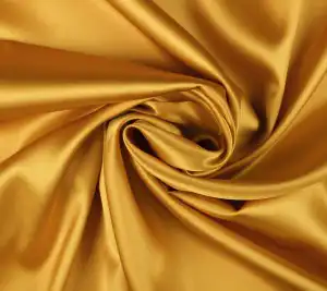 Satyna jedwabna elastyczna premium 21 momme - jesienne złoto