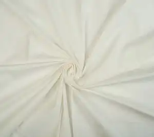 Bawełna atlasowa elastyczna w białym kolorze