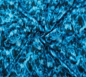 Jedwab twill - nasycony błękit