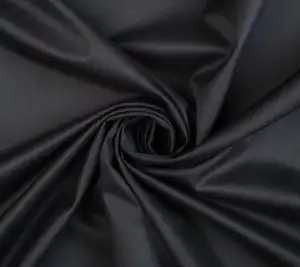 Gabardyna bawełniana czarna - spodnie, trencz