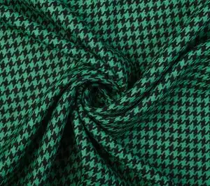 Wełna kostiumowa kurza stopka – zielona 