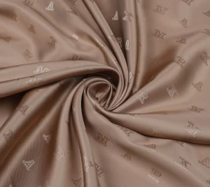 Włoska podszewka markowa w kolorze jasny camel 