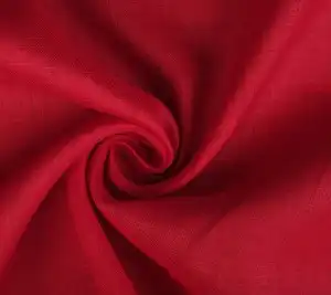 Tkanina lniana – czerwony
