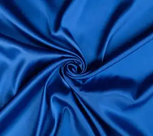 Satyna jedwabna z elastanem 19 momme – błękit paryski 