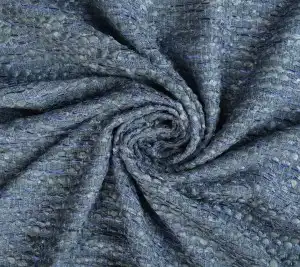 Chanelka bawełniana donegal – stalowo-niebieski melanż 
