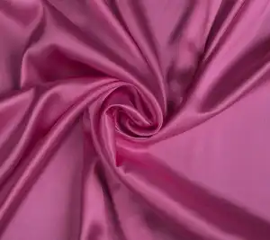 Satyna jedwabna elastyczna - różowy neon 