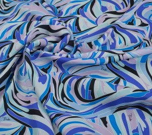 Satyna jedwabna markowa Pucci Resztka 88 cm x 140 cm