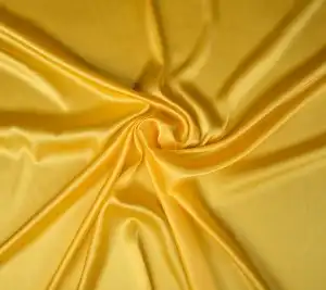 Jedwabna satyna z elastanem – kadmowy żółty 