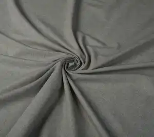 Tkanina lniana z bawełną - melanż beż 