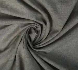 Tkanina lniana z bawełną - melanż beż 