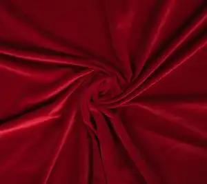  Aksamit bawełniany - głęboki czerwony 