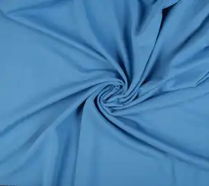 Dzianina pętelkowa  - markowa - niebieska Resztka 30 cm x 180 cm