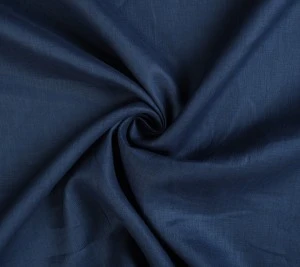 Tkanina lniana – granat Resztka 96 cm x 140 cm