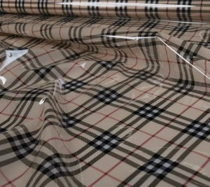 Tkanina foliowa – krata Burberry