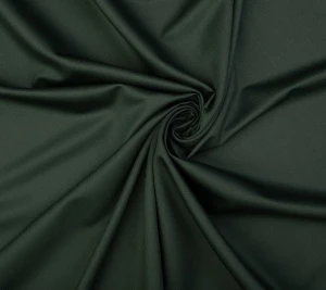 Wełna double face - klasyczno ciemno zielona Resztka 70 cm x 150 cm