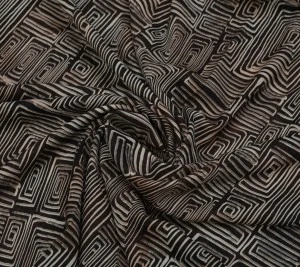 Wełna z jedwabiem – greckie wzory 216 cm x 145 cm