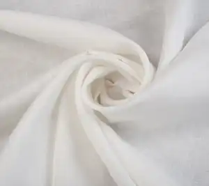 Len tkanina w białym kolorze  Resztka 80 cm x 140 cm
