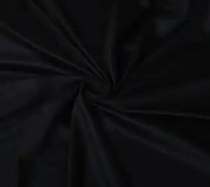 Czarny kaszmir z wełną kostiumowy Resztka  50 cm x 160 cm
