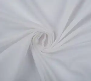 Bawełna satynowa z elastanem - biała