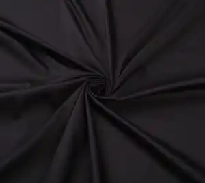 Bawełna satynowa z elastanem - czarna