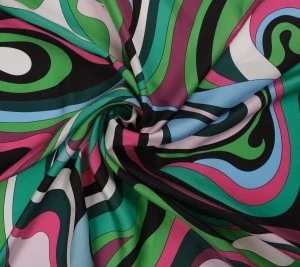 Jedwabny twill Pucci - burza kolorów 