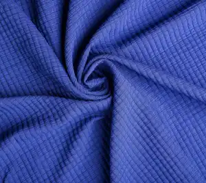  Materiał włoski niebieski pikowany