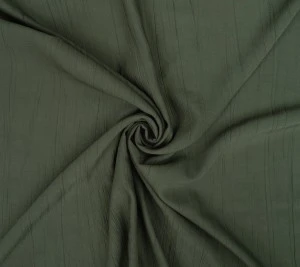 Wiskoza kreszowana - khaki