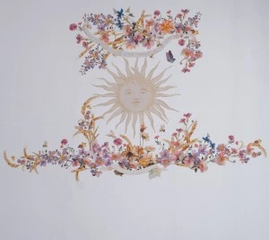 Jedwab twill biały - PANEL - rozmiar 240 x 140 cm