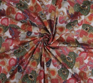 Bawełna drukowana - kolorowa fantazja 