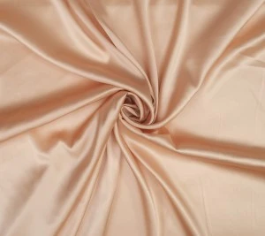 Satyna jedwabna z elastanem – Soft Blush Peach