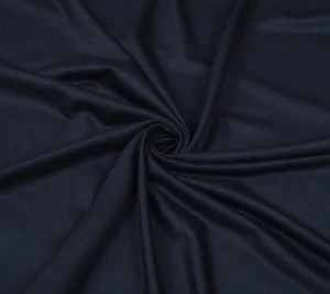 Jersey Zegna 100% Wełna Granatowa