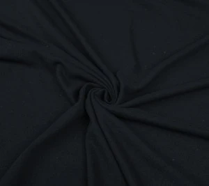 Dzianina wełniana z kaszmirem swetrowa czarna