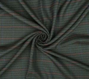 Wełna gładka kostiumowa - pepitka Resztka 30 cm x 150 cm