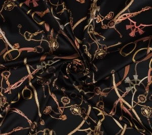 Satyna jedwabna z połyskiem - klucze