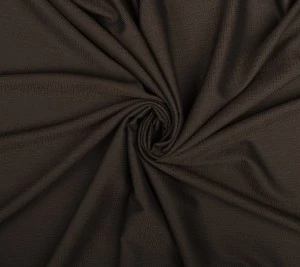 Żakardowa wełna z jedwabiem Zegna - głęboki brąz