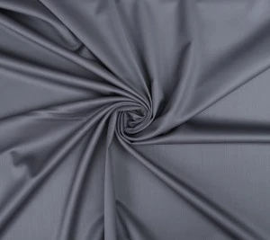 Wełna double face satin - ciemno szara