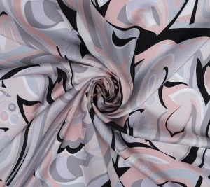 Jedwab twill włoska elegancja Resztka 90 cm x 140 cm