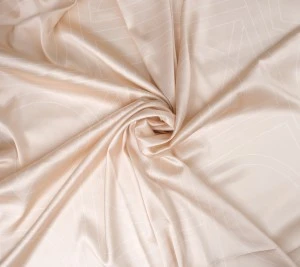 Satyna jedwabna z połyskiem - szampański beż