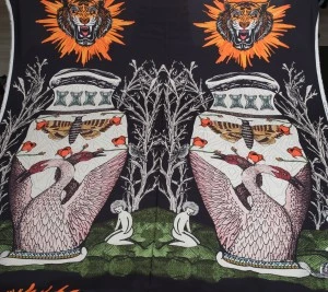 Batyst wiskozowy - Panel 140 x 145 cm