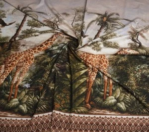 Len z wiskozą Safari - Panel 148 x 140 cm