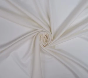 Tkanina wełniana sukienkowa 120's kostiumowa - mleczna bieł