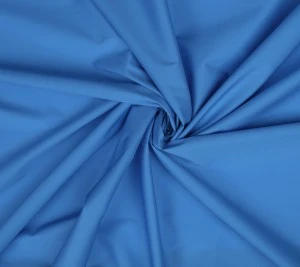  Bawełna elastyczna popelina - niebieska Resztka 60 cm x 140 cm